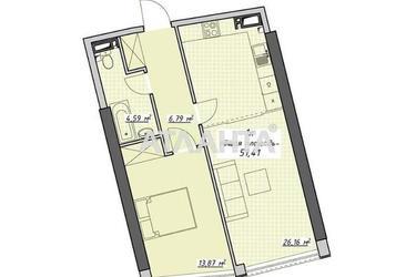 1-room apartment apartment by the address st. Kurortnyy per (area 51,4 m²) - Atlanta.ua - photo 7