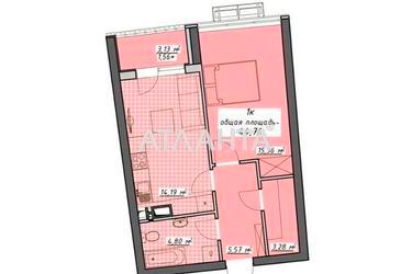 1-комнатная квартира по адресу Курортный пер. (площадь 44,8 м²) - Atlanta.ua - фото 9