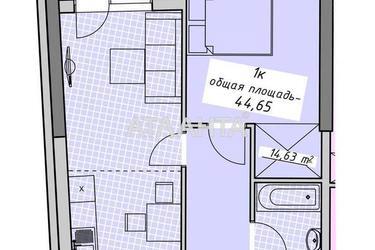 1-room apartment apartment by the address st. Kurortnyy per (area 44,8 m²) - Atlanta.ua - photo 8