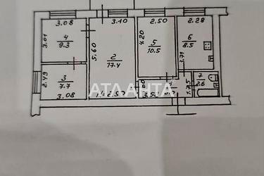 Многокомнатная квартира по адресу ул. Паустовского (площадь 62 м²) - Atlanta.ua - фото 22