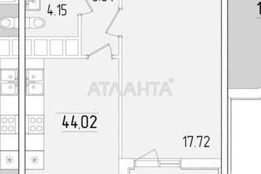1-кімнатна квартира за адресою вул. Краснова (площа 41,4 м²) - Atlanta.ua - фото 20