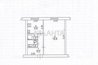 1-room apartment apartment by the address st. Ovidiopolskaya dor 3 (area 33,4 m²) - Atlanta.ua - photo 17