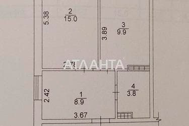 1-room apartment apartment by the address st. Lesnaya (area 42 m²) - Atlanta.ua - фото 51