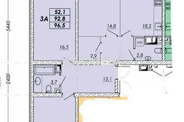 3-rooms apartment apartment by the address st. Prokhorovskaya Khvorostina (area 95,4 m²) - Atlanta.ua - photo 20