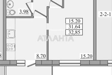 1-комнатная квартира по адресу Ванный пер. (площадь 33 м²) - Atlanta.ua - фото 34