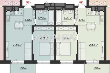 1-room apartment apartment by the address st. Mizyuna Grigoriya (area 45 m²) - Atlanta.ua - photo 10