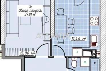 1-кімнатна квартира за адресою Курортний пров. (площа 38 м²) - Atlanta.ua - фото 18