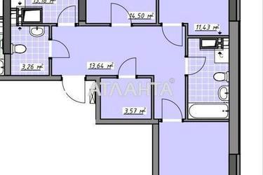 3-кімнатна квартира за адресою Глушко ак. Пр. (площа 85 м²) - Atlanta.ua - фото 20