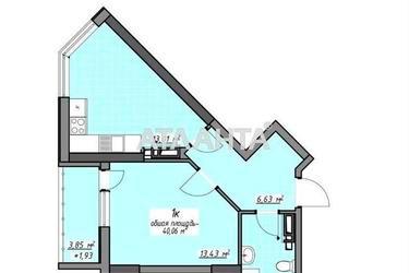 1-room apartment apartment by the address st. Glushko ak pr Dimitrova pr (area 40,1 m²) - Atlanta.ua - photo 32