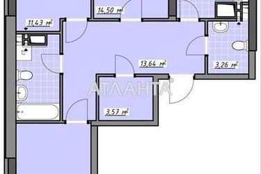 3-rooms apartment apartment by the address st. Glushko ak pr Dimitrova pr (area 85 m²) - Atlanta.ua - photo 20