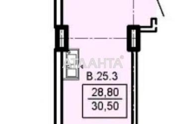 1-комнатная квартира по адресу Тополинный пер. (площадь 30,5 м²) - Atlanta.ua - фото 20