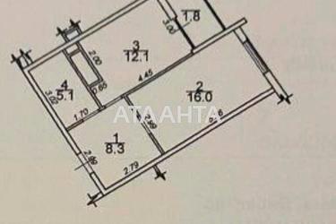 1-комнатная квартира по адресу ул. Краснова (площадь 43 м²) - Atlanta.ua - фото 11