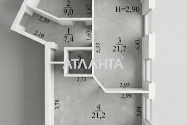 1-room apartment apartment by the address st. Franko Ivana (area 60,1 m²) - Atlanta.ua - photo 21