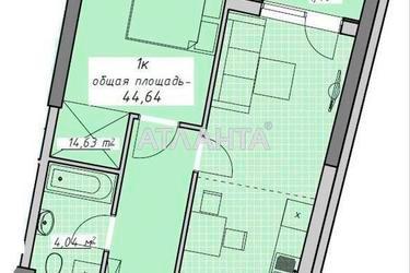 1-room apartment apartment by the address st. Kurortnyy per (area 44,6 m²) - Atlanta.ua - photo 15