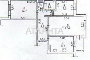 3-кімнатна квартира за адресою вул. Ойстраха Давида (площа 63 м²) - Atlanta.ua - фото 28