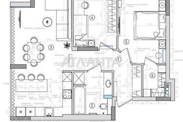 3-кімнатна квартира за адресою вул. Вільямса ак. (площа 69,2 м²) - Atlanta.ua - фото 29