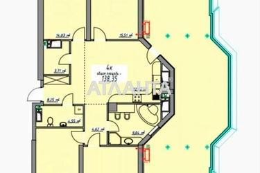 Многокомнатная квартира по адресу Курортный пер. (площадь 139 м²) - Atlanta.ua - фото 18