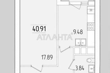 1-room apartment apartment by the address st. Krasnova (area 40,9 m²) - Atlanta.ua - photo 22