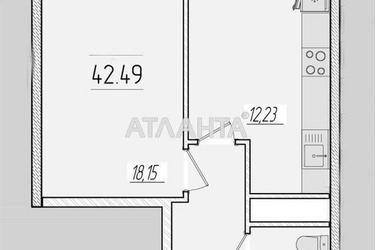 1-кімнатна квартира за адресою вул. Краснова (площа 42,5 м²) - Atlanta.ua - фото 28