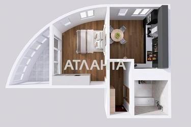 1-комнатная квартира по адресу Миколайчука И. Ул. (площадь 44,1 м²) - Atlanta.ua - фото 18