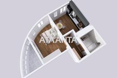 1-комнатная квартира по адресу Миколайчука И. Ул. (площадь 44,1 м²) - Atlanta.ua - фото 20