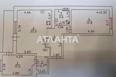 2-комнатная квартира по адресу ул. Руставели шота (площадь 75 м²) - Atlanta.ua - фото 34