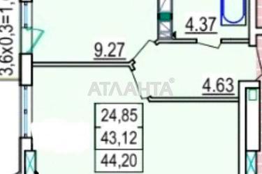 1-кімнатна квартира за адресою Люстдорфська дор. (площа 44,2 м²) - Atlanta.ua - фото 15