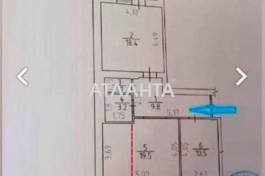 2-rooms apartment apartment by the address st. Chernomorskaya (area 68 m²) - Atlanta.ua - photo 12