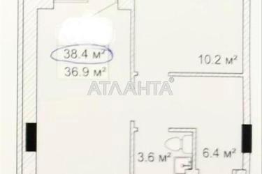 1-кімнатна квартира за адресою вул. Бочарова ген. (площа 38,4 м²) - Atlanta.ua - фото 14