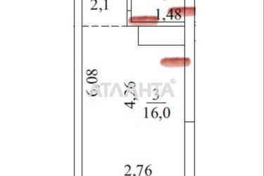 1-кімнатна квартира за адресою вул. Пішонівська (площа 22 м²) - Atlanta.ua - фото 18