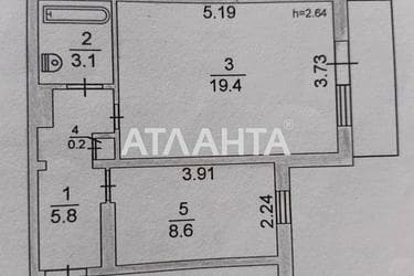 1-кімнатна квартира за адресою вул. Данченко (площа 38,4 м²) - Atlanta.ua - фото 46