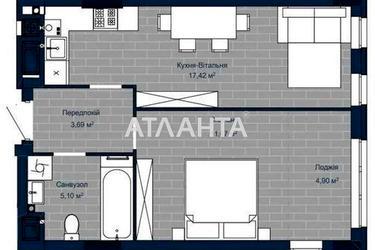 1-кімнатна квартира за адресою вул. Великого Володимира (площа 42,2 м²) - Atlanta.ua - фото 14