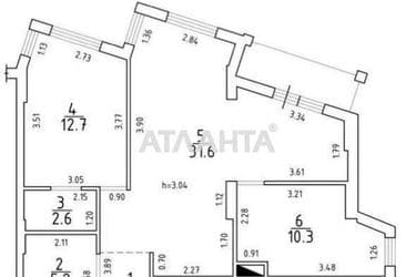 2-комнатная квартира по адресу ул. Чубаевская (площадь 68 м²) - Atlanta.ua - imageAlt 62