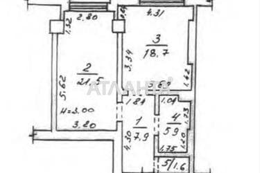 1-room apartment apartment by the address st. Frantsuzskiy bul Proletarskiy bul (area 56,6 m²) - Atlanta.ua - фото 24