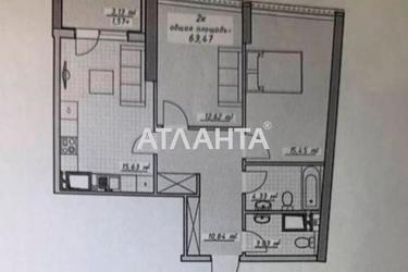 2-комнатная квартира по адресу Курортный пер. (площадь 64 м²) - Atlanta.ua - фото 28