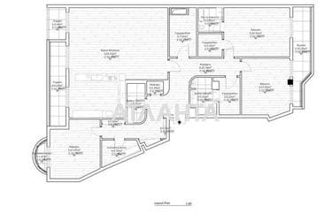 3-комнатная квартира по адресу Ванный пер. (площадь 199,5 м²) - Atlanta.ua - фото 83