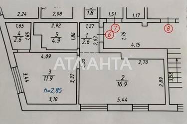 1-кімнатна квартира за адресою вул. Погулянка (площа 38,9 м²) - Atlanta.ua - фото 48