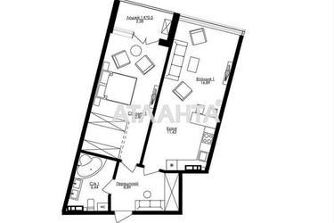 1-комнатная квартира по адресу Французский бул. (площадь 47 м²) - Atlanta.ua - фото 21