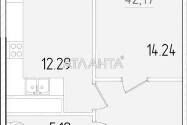 1-room apartment apartment by the address st. Krasnova (area 43 m²) - Atlanta.ua - photo 23