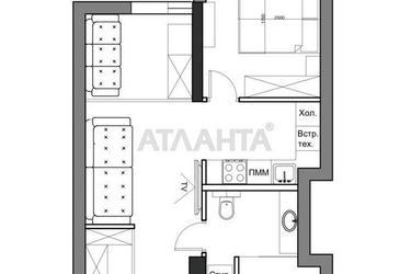 2-rooms apartment apartment by the address st. Topolinnyy per (area 43 m²) - Atlanta.ua - photo 37