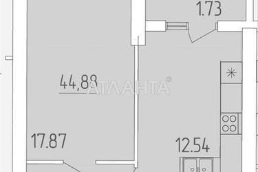 1-кімнатна квартира за адресою вул. Краснова (площа 44 м²) - Atlanta.ua - фото 32