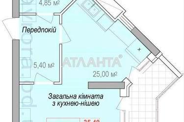1-кімнатна квартира за адресою вул. Героїв Крут (площа 38 м²) - Atlanta.ua - фото 8