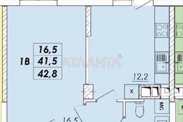 1-комнатная квартира по адресу Овидиопольская дор. (площадь 42,8 м²) - Atlanta.ua - imageAlt 12
