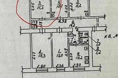 Коммунальная квартира по адресу ул. Краснова (площадь 11,9 м²) - Atlanta.ua - фото 30