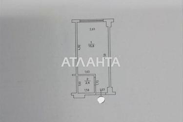 1-кімнатна квартира за адресою вул. Боровського Миколи (площа 18,2 м²) - Atlanta.ua - фото 10