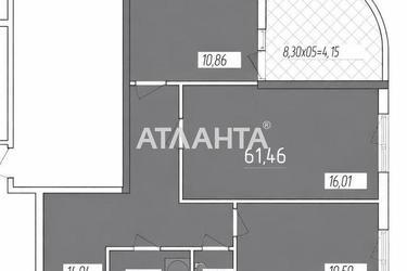 2-кімнатна квартира за адресою вул. Краснова (площа 61,5 м²) - Atlanta.ua - фото 16