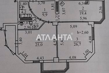 2-кімнатна квартира за адресою Глушко ак. Пр. (площа 97,3 м²) - Atlanta.ua - фото 40