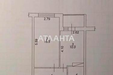 1-комнатная квартира по адресу ул. Озерная (площадь 40,5 м²) - Atlanta.ua - фото 35