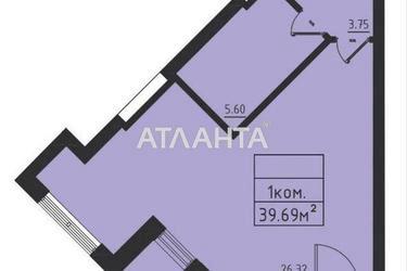 1-кімнатна квартира за адресою вул. Дача Ковалевського (площа 40 м²) - Atlanta.ua - фото 50