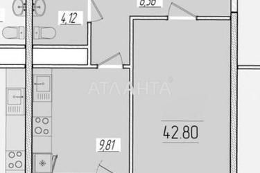 1-комнатная квартира по адресу ул. Краснова (площадь 42,1 м²) - Atlanta.ua - фото 10